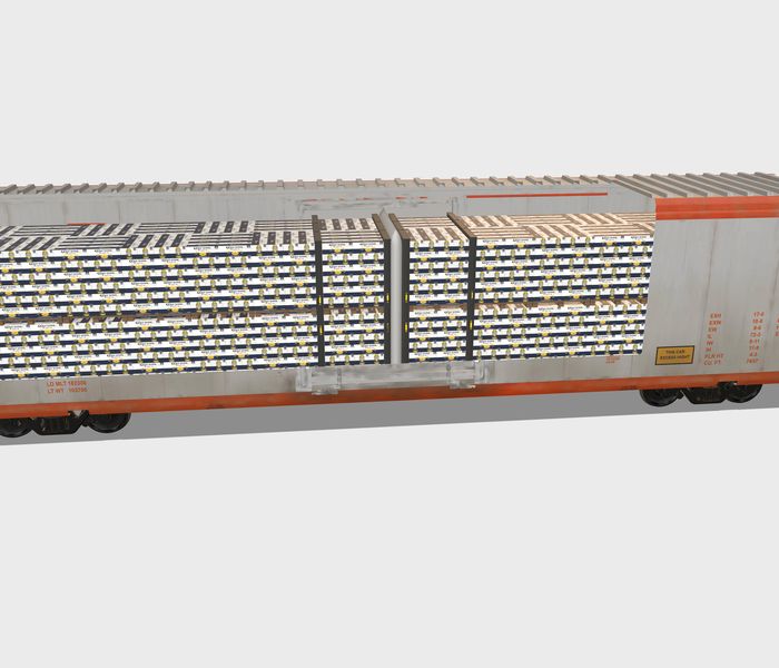 Cases palletized
